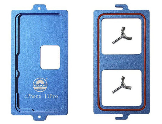 Aluminium Mold For iPhone 11 Pro HDZUY Screw Compression For Screen Recycling Screen FoneFunShop   