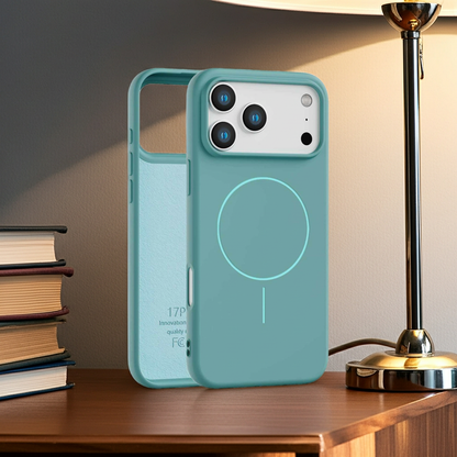 Magnetic Case for iPhone 17 Pro Max - Compatible with MagSafe - Shockproof Green Case Cover FoneFunShop