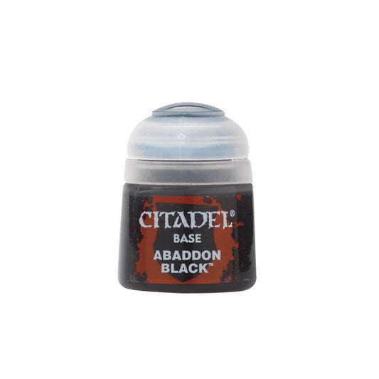 Citadel Base: Abaddon Black Paint 12ml (21-25) Citadel Paints FoneFunShop