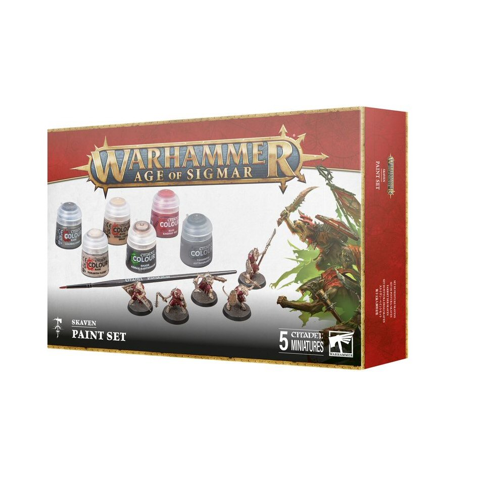 Warhammer Age Of Sigmar: Skaven Paint Set (60-09) Age of Sigmar FoneFunShop
