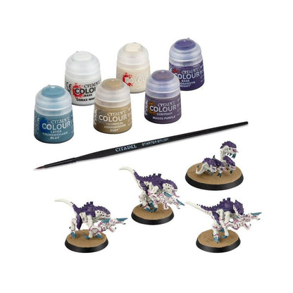 Warhammer 40,000: Tyranids: Termagants and Ripper Swarm + Paints Set (60-13) Warhammer 40,000 FoneFunShop