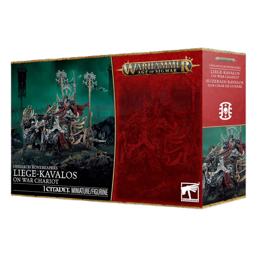 Warhammer Age of Sigmar - Ossiarch Bonereapers - Liege-Kavalos on War Chariot (94-36) Age of Sigmar FoneFunShop