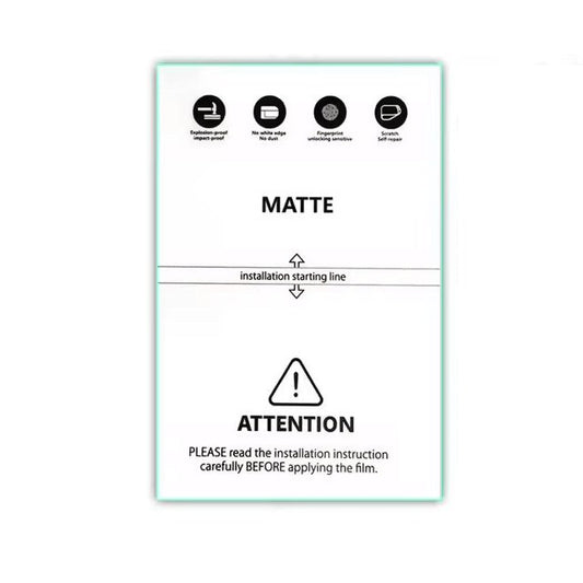 Pack of 50 Small Hydrogel Protectors 180mm x 120mm (Clear Matte) Screen Protector FoneFunShop