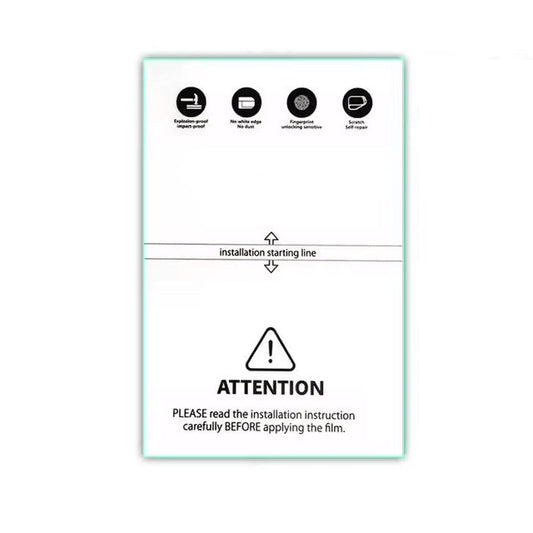 Pack of 50 Large Hydrogel Protectors 300mm x 200mm (Clear) Screen Protector FoneFunShop