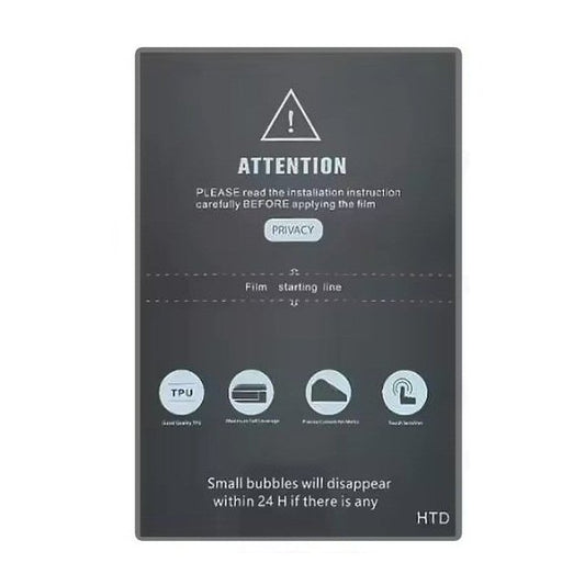 Pack of 50 Small Hydrogel Protectors 180mm x 120mm (Privacy) Screen Protector FoneFunShop