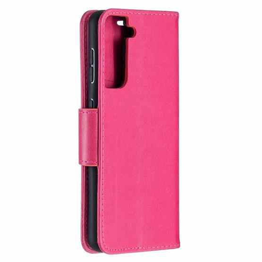 Case For Samsung S21 S30 Luxury PU Leather Flip Wallet Pink Case Cover FoneFunShop   