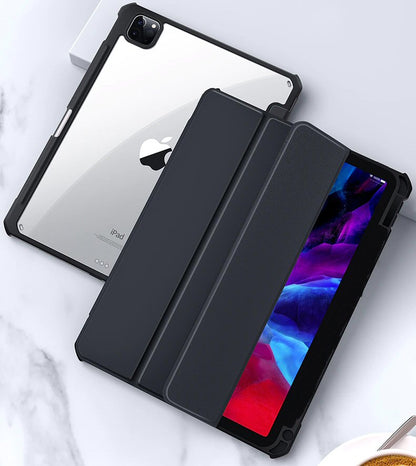 Case For iPad Pro 11 3rd Gen 2020 21 Leather Flip Black XUNDD Case Cover FoneFunShop   