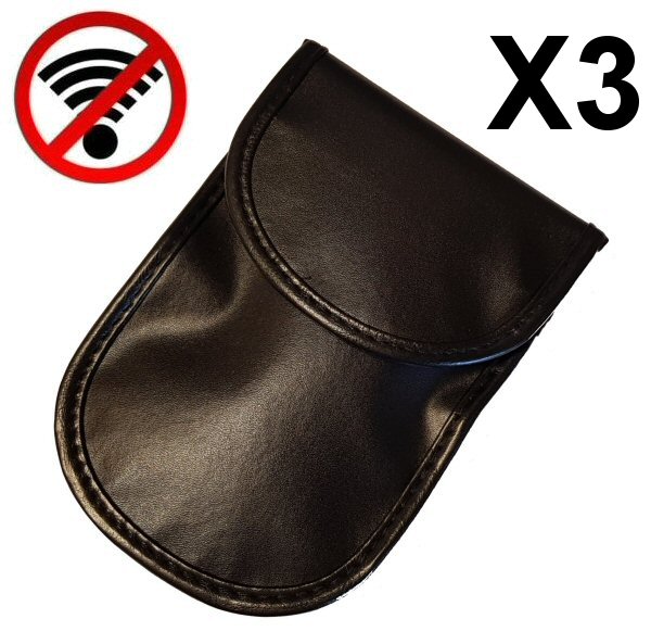 Faraday Bag Signal Blocker Safe Car Keyless Entry Fob Signal - Pack of 3 Faraday FoneFunShop