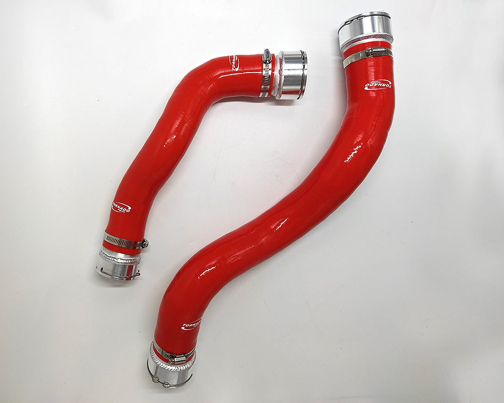 Red Hot Intercooler Silicon Pipe for Mercedes-Benz CLA, A, B GLA with CNC plug n play adapters Car Tornado Tuning