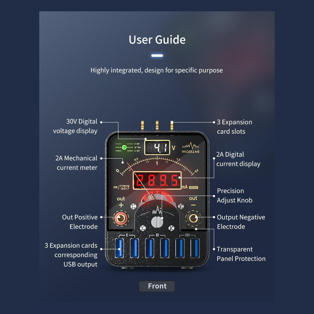 DC Power Supply Qianli LT1 Insulate Phone Diagnosis Instrument inc 2 Expansions Qianli FoneFunShop