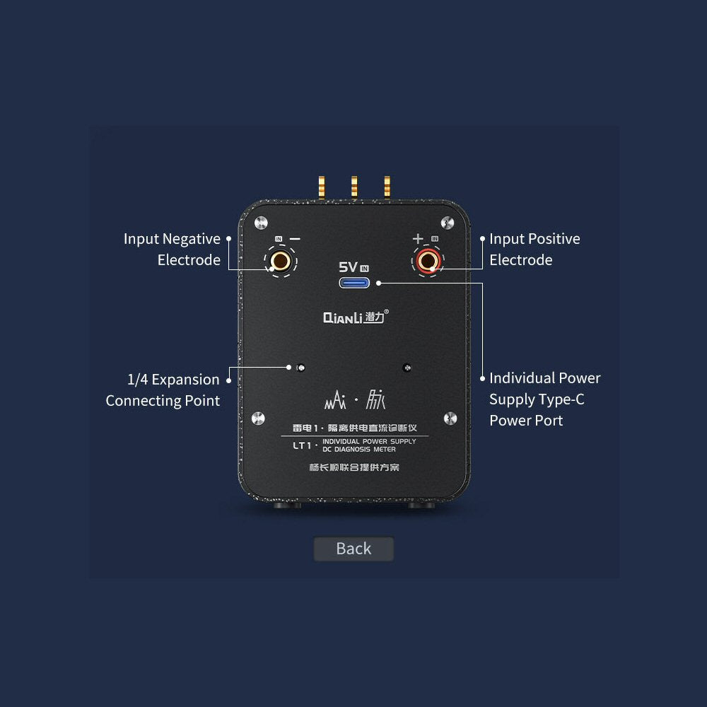 DC Power Supply Qianli LT1 Insulate Phone Diagnosis Instrument inc 2 Expansions Qianli FoneFunShop