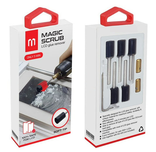 Magic Scrub Lcd OCA Glue Remover Drill Bit Set  FoneFunShop   