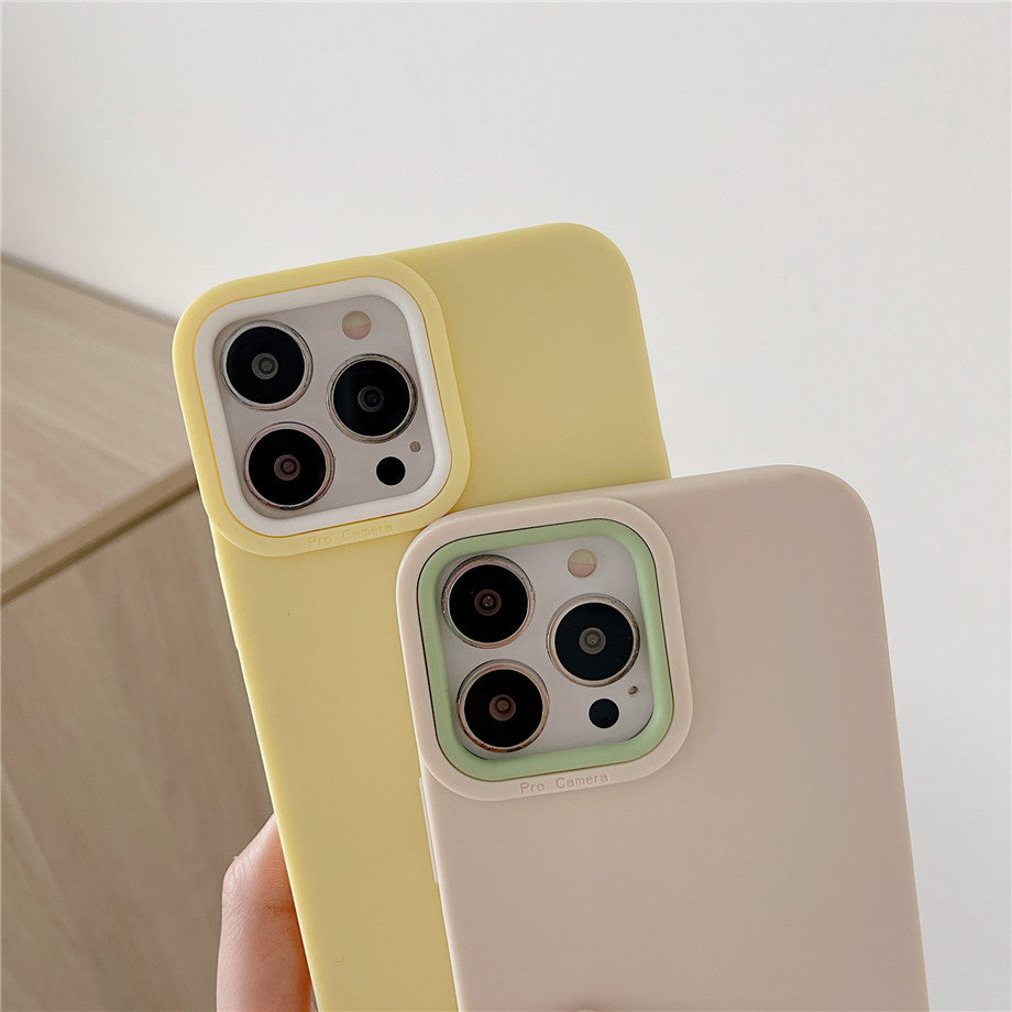 Case For iPhone 13 3 in 1 Designer in Yellow White Case Cover FoneFunShop   