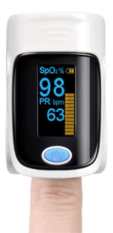 Fingertip Pulse Oximeter Blood Oxygen Saturation Monitor  FoneFunShop   