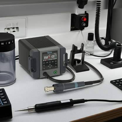 Quick 861 Pro Rework Station Digital Intelligent Hot Air 1000W SMD De Soldering Solder FoneFunShop