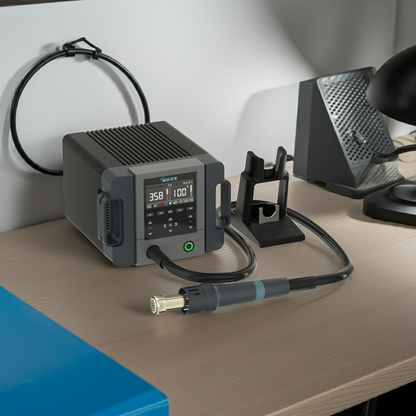 Quick 861 Pro Rework Station Digital Intelligent Hot Air 1000W SMD De Soldering Solder FoneFunShop