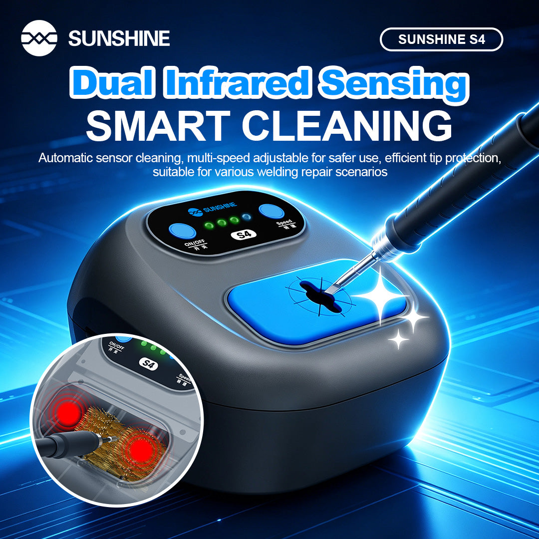 S4 Automatic Soldering Iron Tip Cleaner IR Sensor for T210 C115 C245 T12