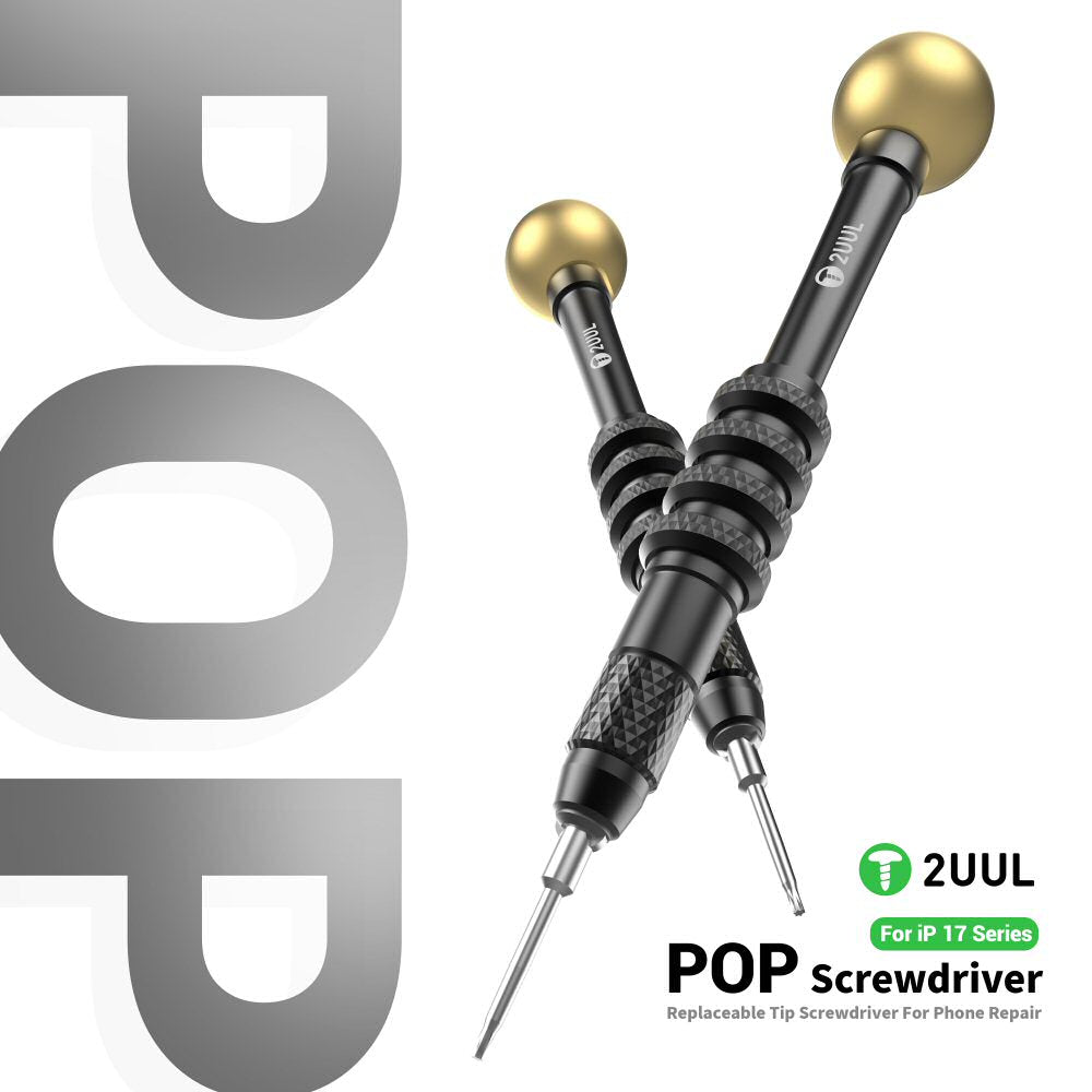 2UUL SD87 POP Screwdriver 4IP Enhanced Torx Replaceable Tip for Phone 17 Series Screwdriver FoneFunShop