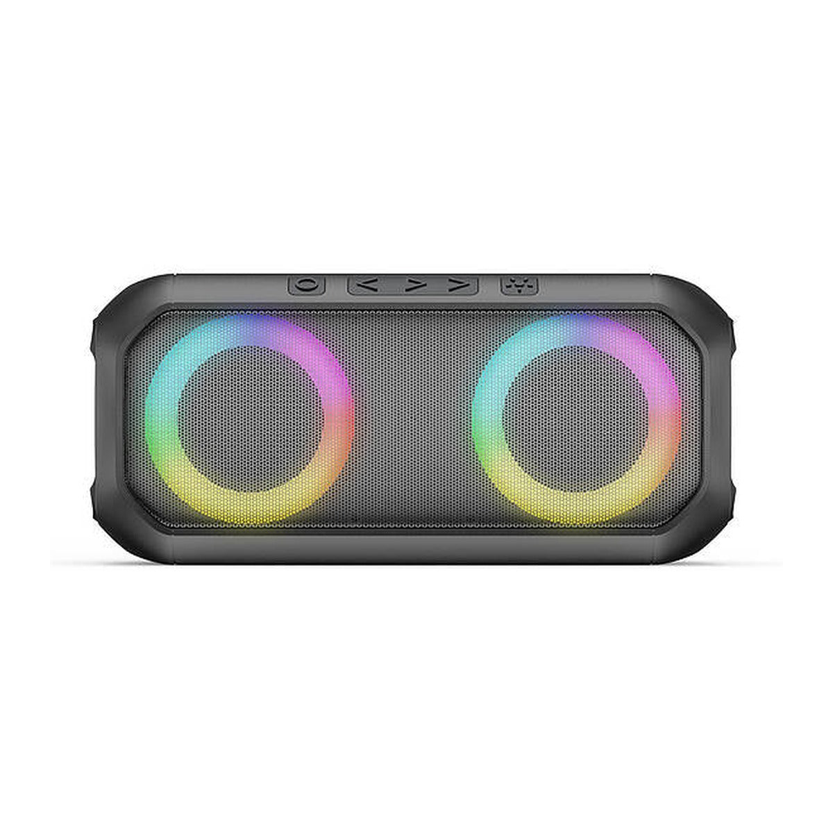 Budi 40W Bluetooth 5.3 Wireless Speaker With LED Black Speaker FoneFunShop