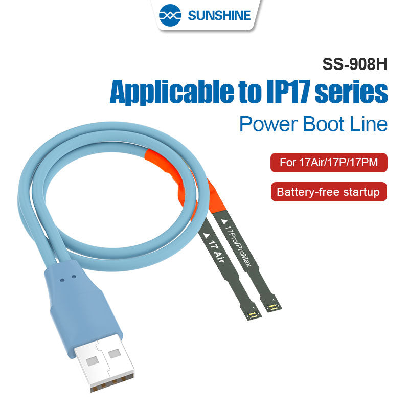 SS-908H Cable For iPhone 17 17 Air 17 Pro 17 Pro Max Repair-Specific Power-On Cable Cable FoneFunShop