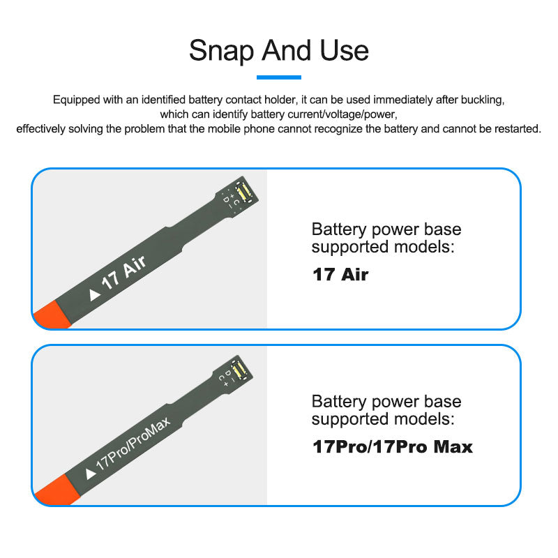 SS-908H Cable For iPhone 17 17 Air 17 Pro 17 Pro Max Repair-Specific Power-On Cable Cable FoneFunShop