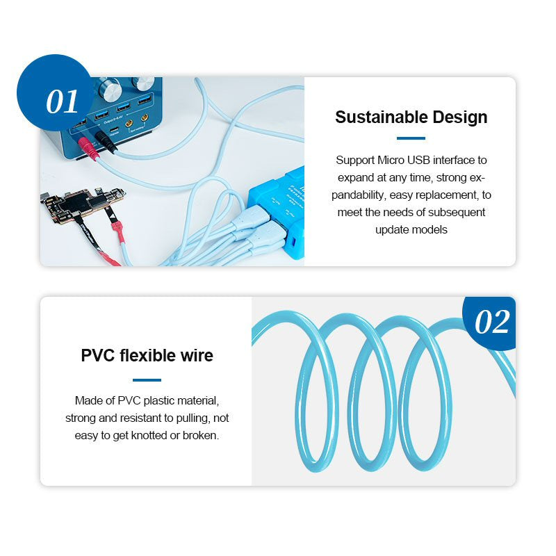 SS-908H Cable For iPhone 17 17 Air 17 Pro 17 Pro Max Repair-Specific Power-On Cable Cable FoneFunShop