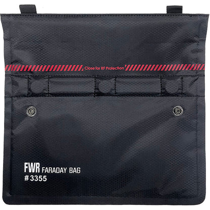 FWR Water Repellent Faraday Bag for Phone - Signal Blocking Pouch Magnetic Closure 25 x 17.5 cm (Fits up to 7") Faraday Bag FoneFunShop