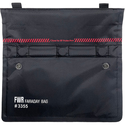 FWR Water Repellent Faraday Bag for Phone - Signal Blocking Pouch Magnetic Closure 25 x 17.5 cm (Fits up to 7") Faraday Bag FoneFunShop