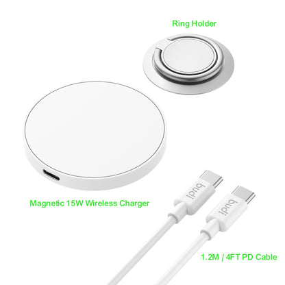 Budi 15W Wireless Charger With Type C Cable Budi FoneFunShop
