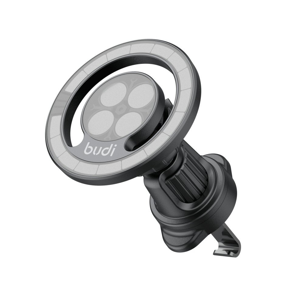 Budi 15W Wireless Charger + Car Holder with 1.2m Cable Budi FoneFunShop