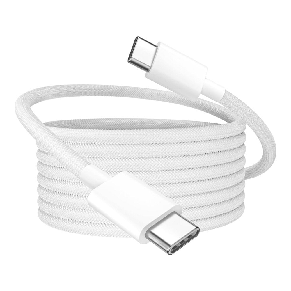 Apple 1M 60W USB-C to USB-C Woven White A2795 (14-Day Return) Cable FoneFunShop