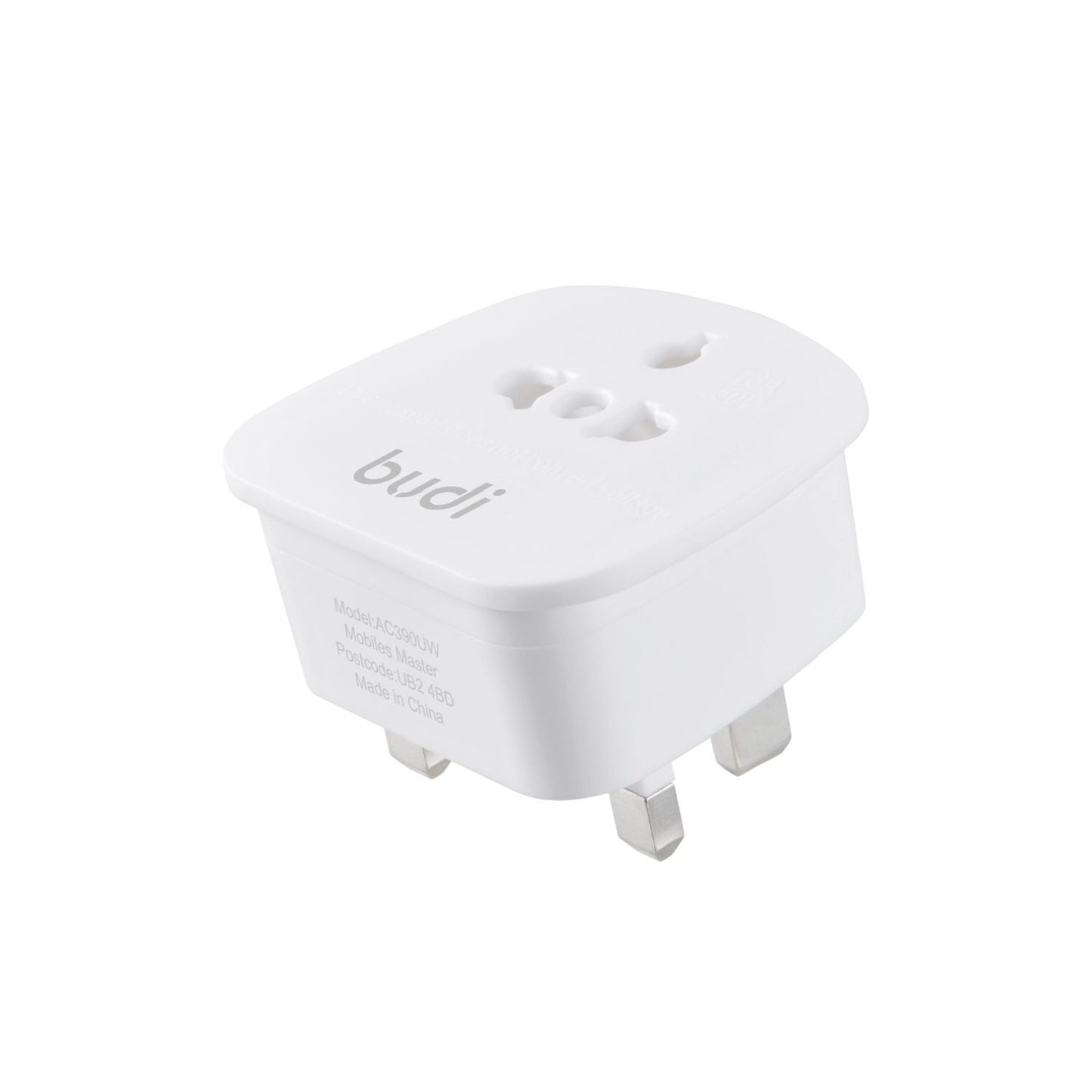 Budi UK Tourist Adapter Applicable in 50+ Countries Budi FoneFunShop