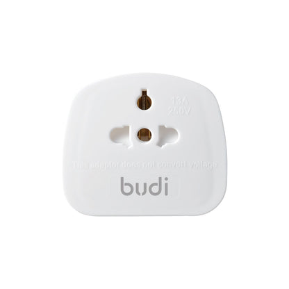 Budi UK Tourist Adapter Applicable in 50+ Countries Budi FoneFunShop