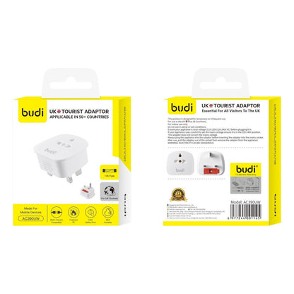 Budi UK Tourist Adapter Applicable in 50+ Countries Budi FoneFunShop