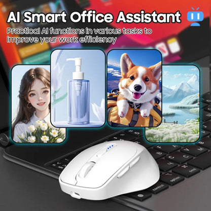 Wireless Mouse with AI Intelligence Translation Supports 10 Languages in Black Mouse FoneFunShop