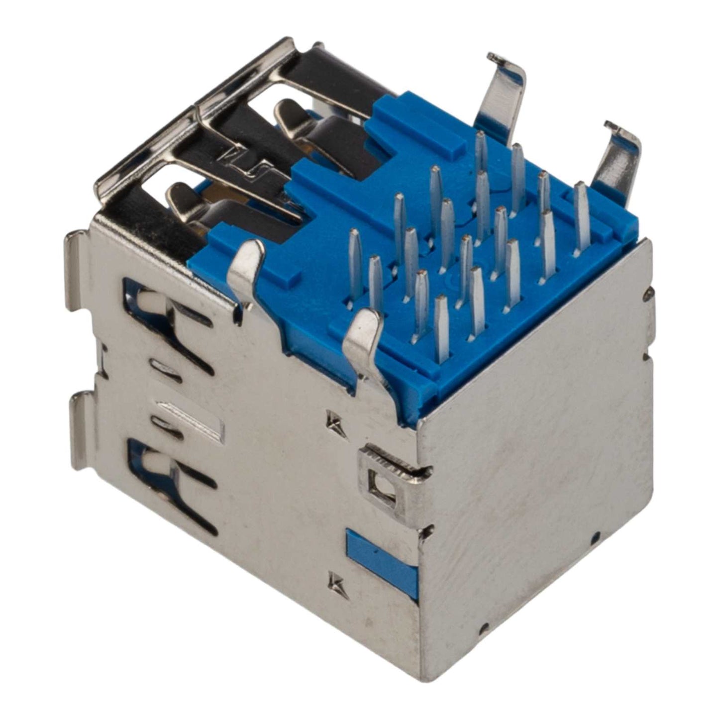 Molex Right Angle, Through Hole Female - 2 Port Type USB Type A USB Connector USB 3.0 (48406-0003) Electronic Components FoneFunShop