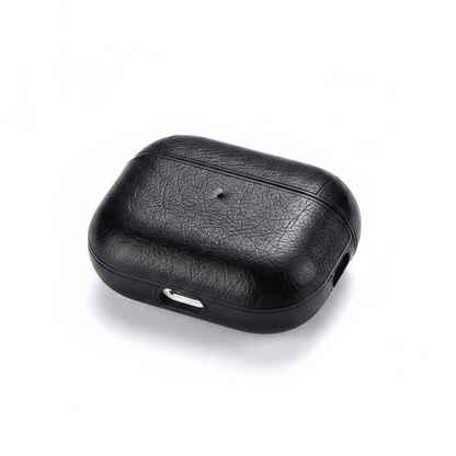 Case For Apple Airpods Pro 2 PU Leather Protection in Black Case Cover FoneFunShop