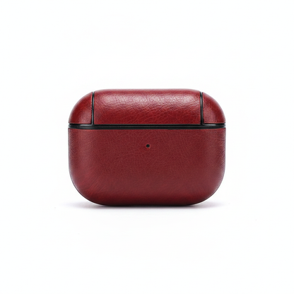 Case For Apple Airpods Pro 2 PU Leather Protection in Red Case Cover FoneFunShop