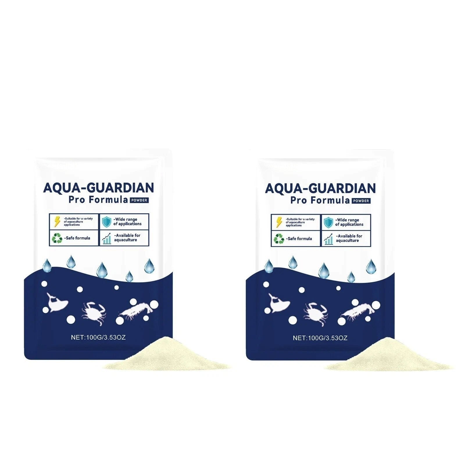 Aqua Guardian Pro Formula Pond Aquarium Water Clarifier Clear Cloudiness - Pack of 2 Aquarium FoneFunShop