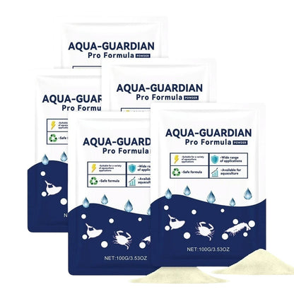 Aqua Guardian Pro Formula Pond Aquarium Water Clarifier Clear Cloudiness - Pack of 5 Aquarium FoneFunShop