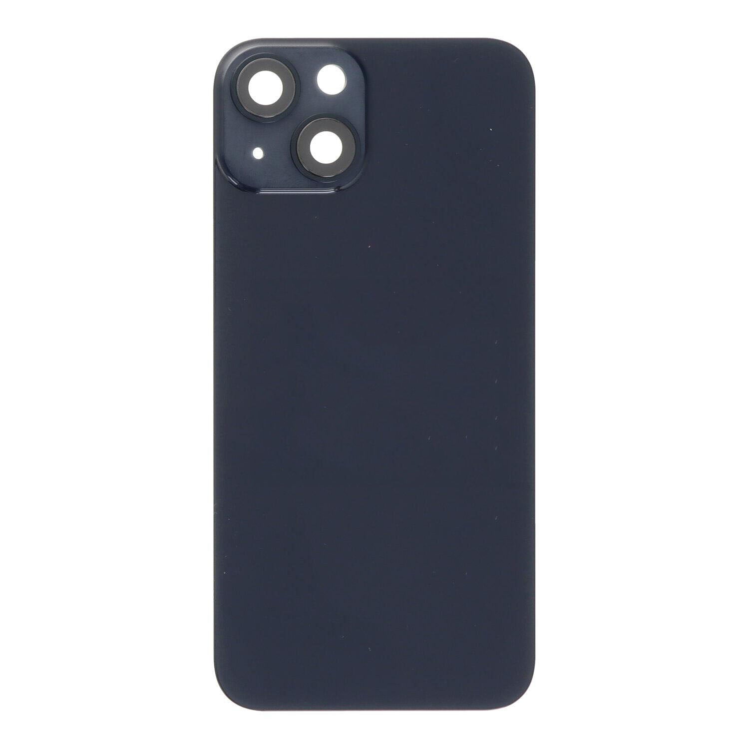 Frame Back Ip14 Glass Back For iPhone 14 Midnight Black Battery Door Camera Lens Bezel ...