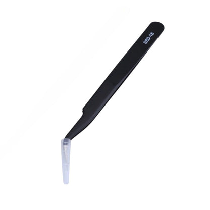 Angled Tweezers ESD Alloy Ergonomic For Phone Repair Tweezers FoneFunShop