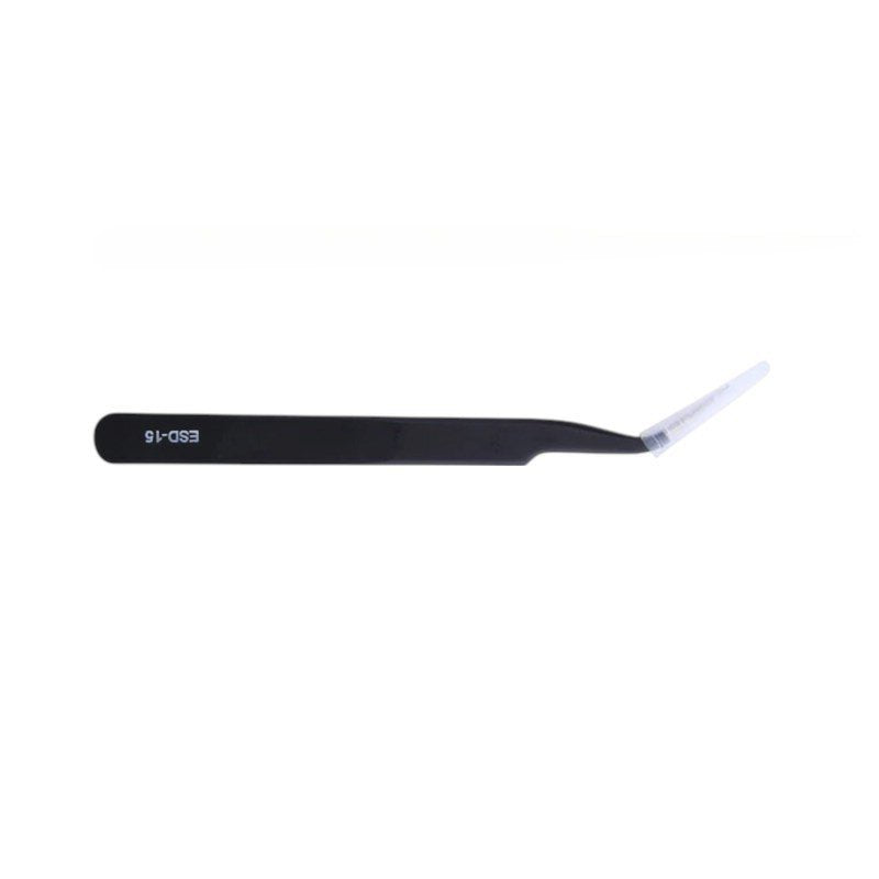 Angled Tweezers ESD Alloy Ergonomic For Phone Repair Tweezers FoneFunShop