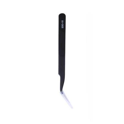 Angled Tweezers ESD Alloy Ergonomic For Phone Repair Tweezers FoneFunShop