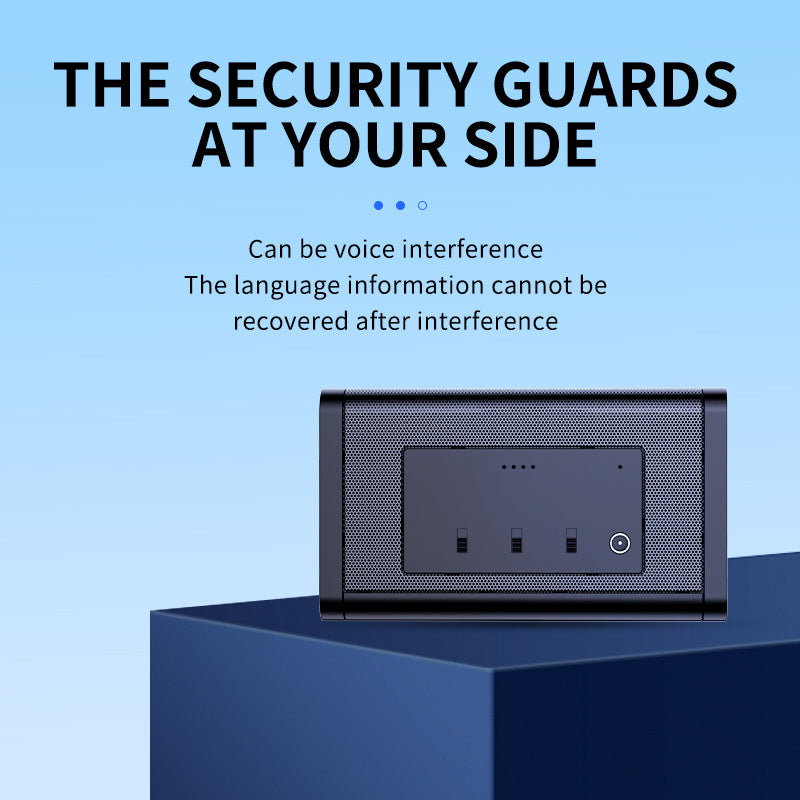 Secure Sound Audio Privacy Device - Intelligent Sound Masking for Confidential Conversations Security FoneFunShop