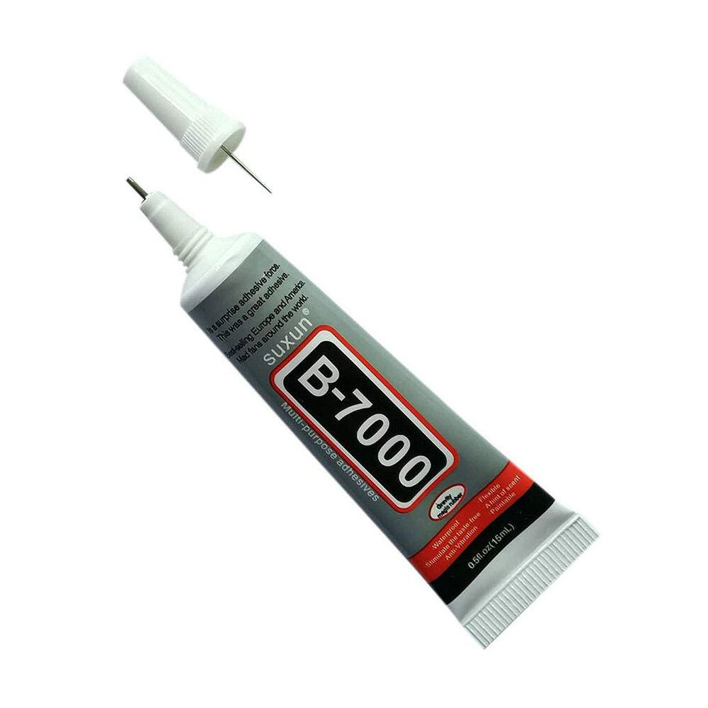B7000 Multi-Purpose Clear Adhesive for Crafts, Rhinestone Crafts, Leather, Wood, Glass, Metal, Jewellery, Fabric FoneFunShop