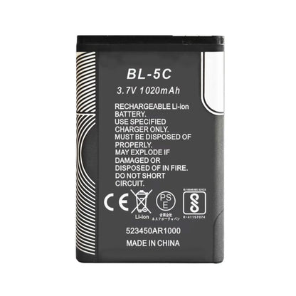Battery for Nokia BL-5C 3.7V 1020mAh Battery FoneFunShop