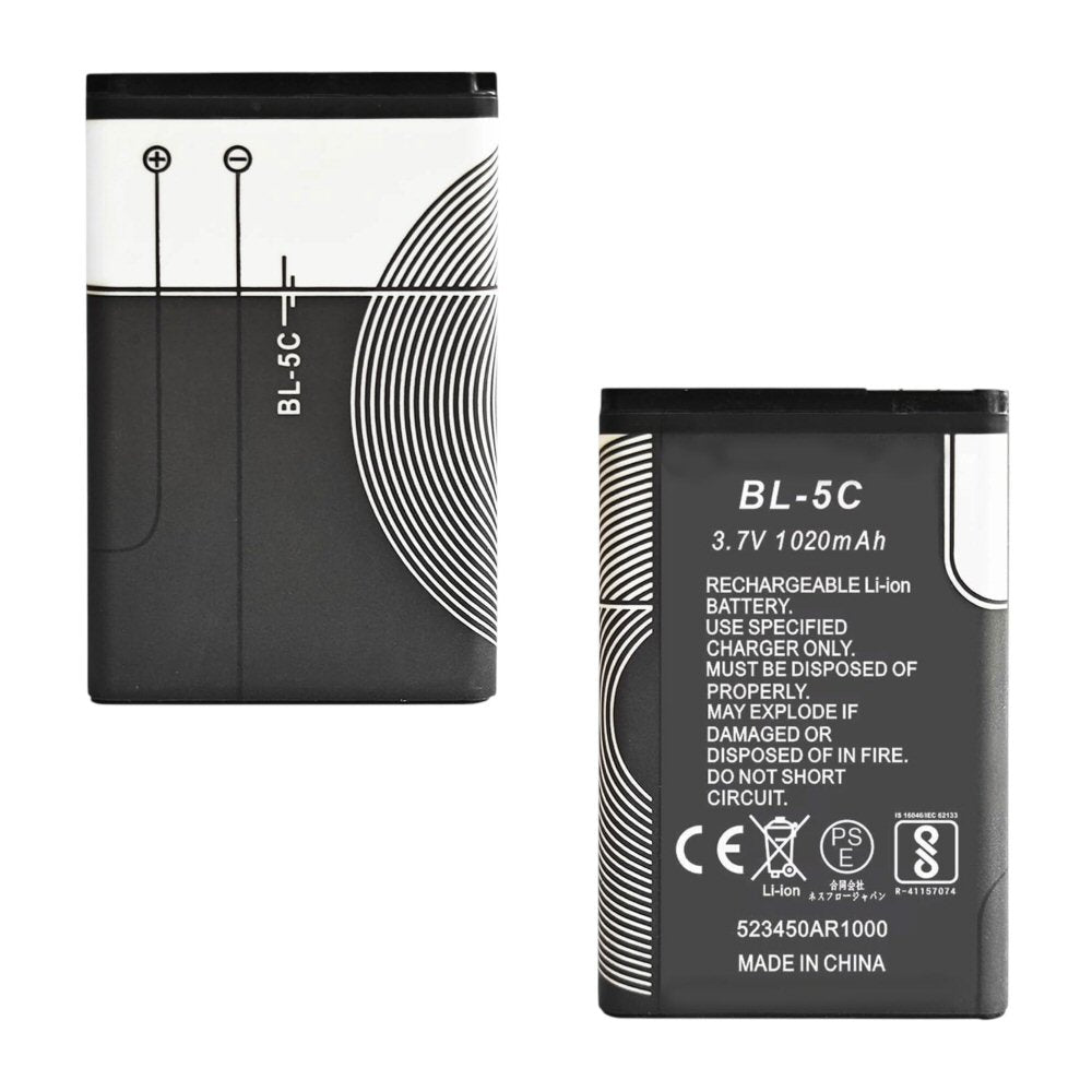 Battery for Nokia BL-5C 3.7V 1020mAh Battery FoneFunShop