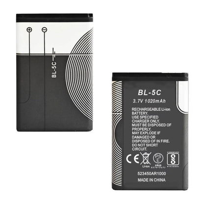 Battery for Nokia BL-5C 3.7V 1020mAh Battery FoneFunShop