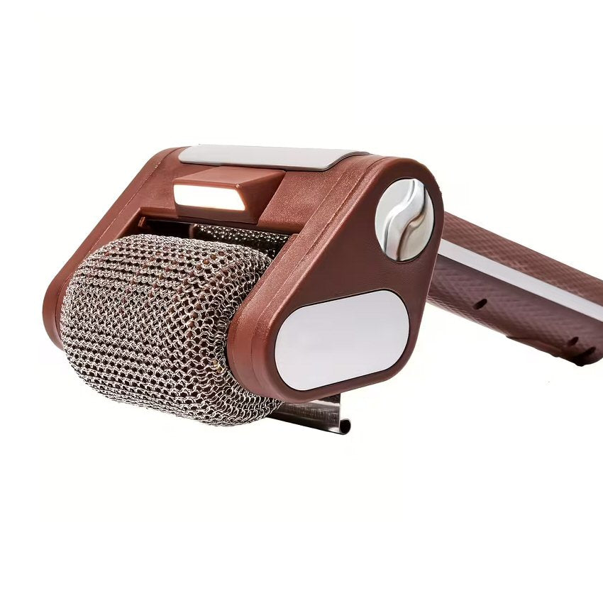 Electric BBQ Grill Brush, Cordless Rotary Cleaner with Detachable Brush 350RPM Motor